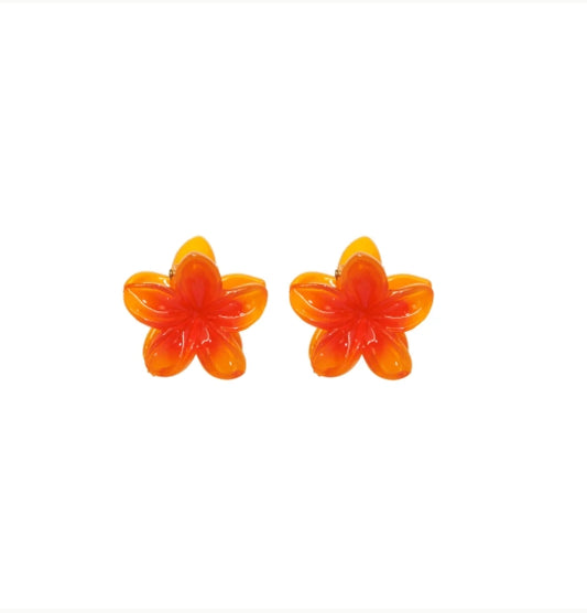 Emi Jay Baby Super Bloom Clip Set in Mango