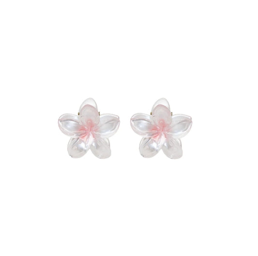 Emi Jay Baby Super Bloom Clip Set in Rose Pearl