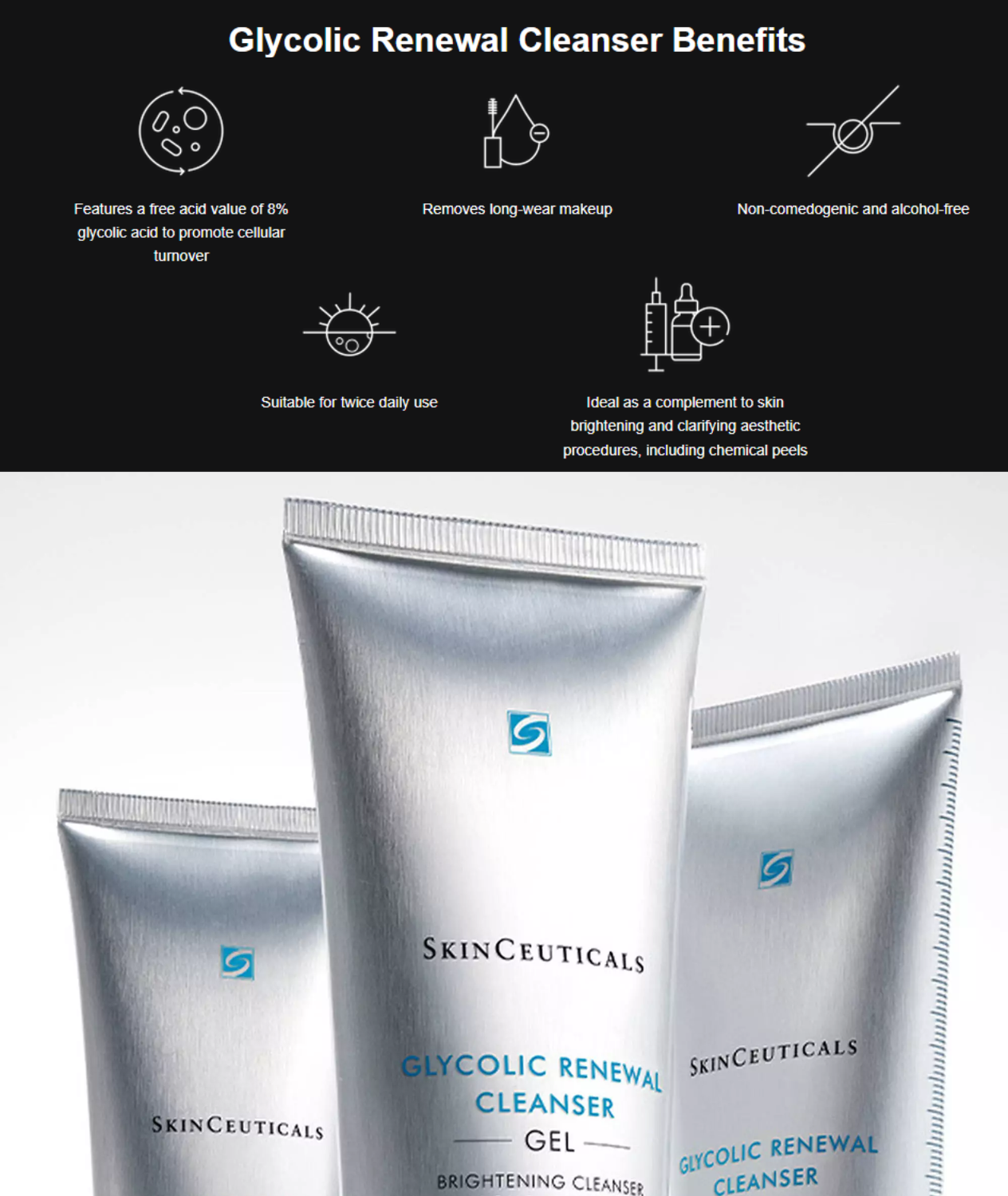 SkinCeuticals Glycolic Renewal Cleanser Gel