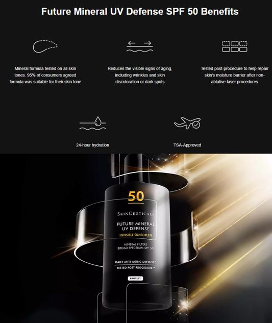 SkinCeuticals Future Mineral UV Defense SPF 50 Invisible Sunscreen