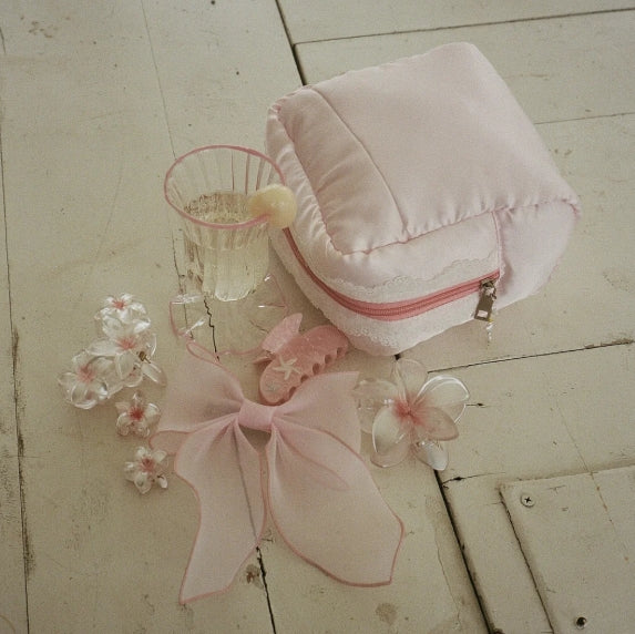 Emi Jay Baby Super Bloom Clip Set in Rose Pearl
