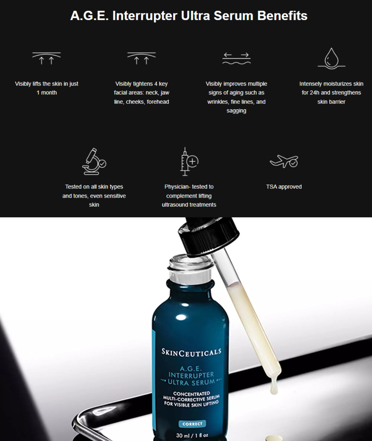 SkinCeuticals A.G.E Interrupter Ultra Serum