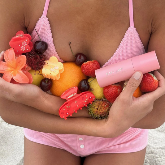 Emi Jay Super Bloom Clip in Peach Spritz